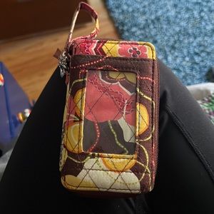 Vera Bradley zip up wallet